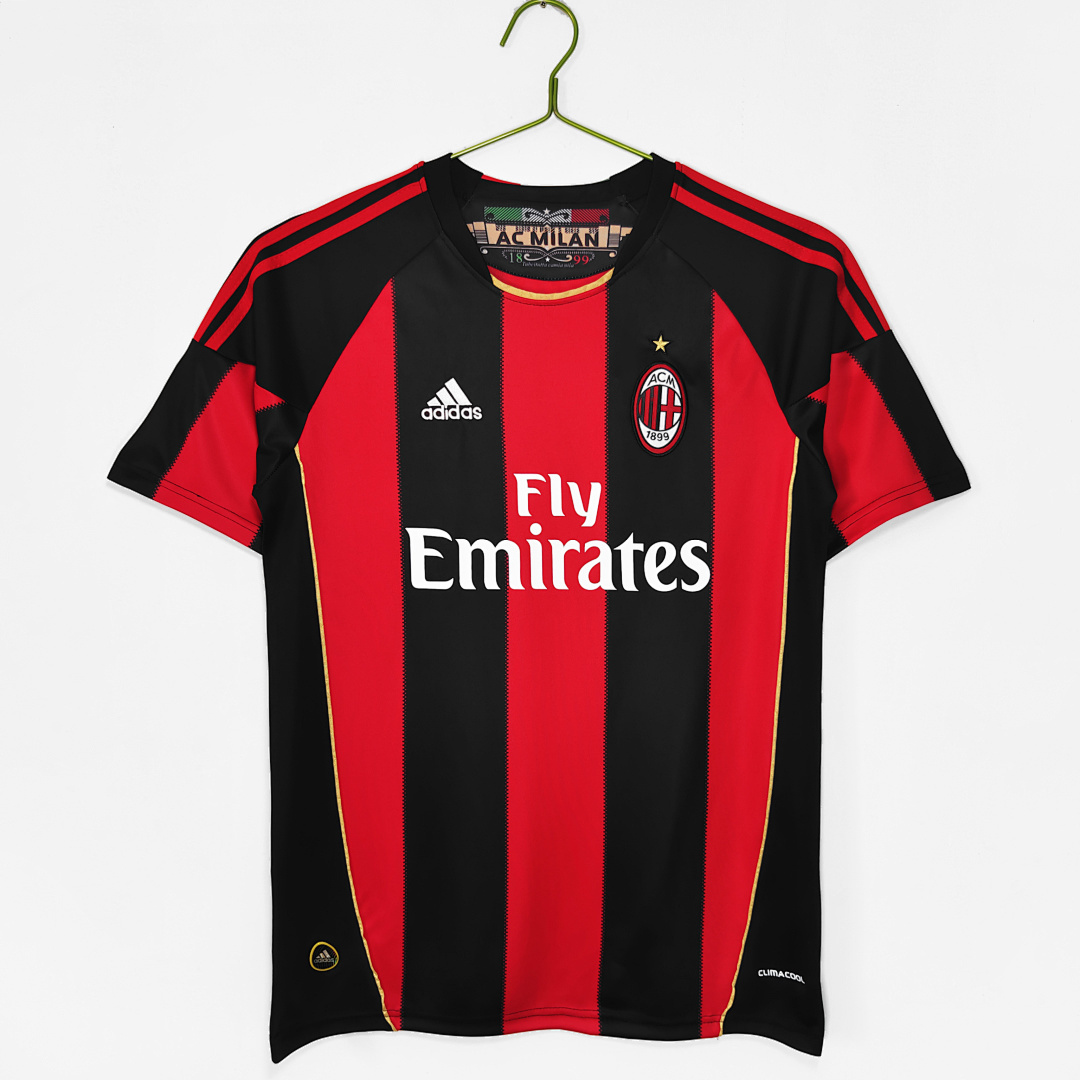 2010/11 AC Milan home Retro Fan Version
