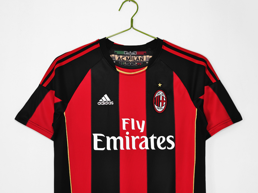 2010/11 AC Milan home Retro Fan Version