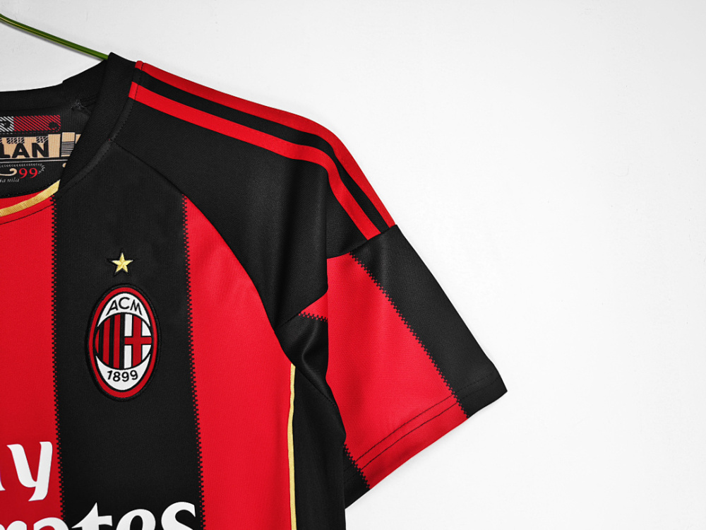 2010/11 AC Milan home Retro Fan Version