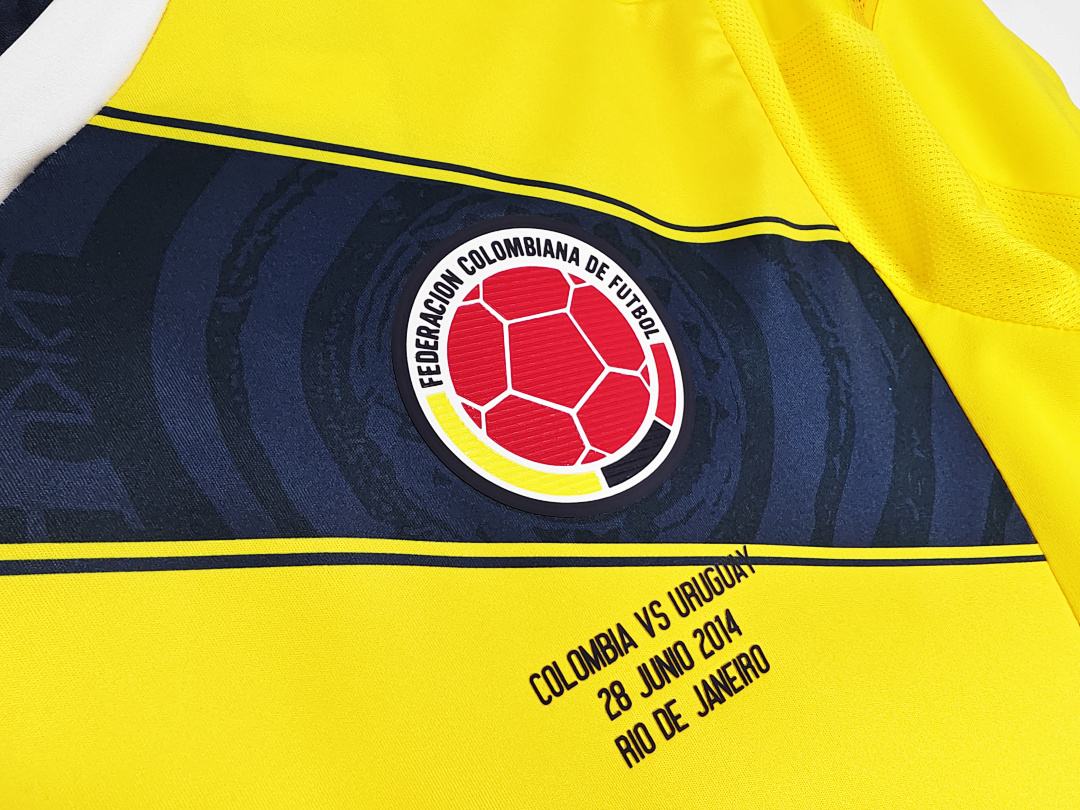 2014 Colombia home retro Fans version