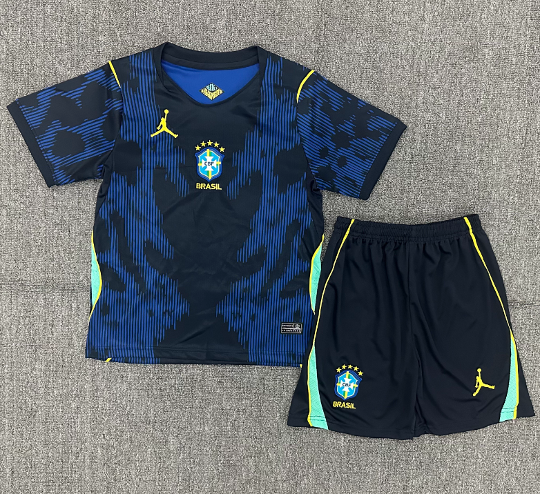 2026 Brazil away Kids kit