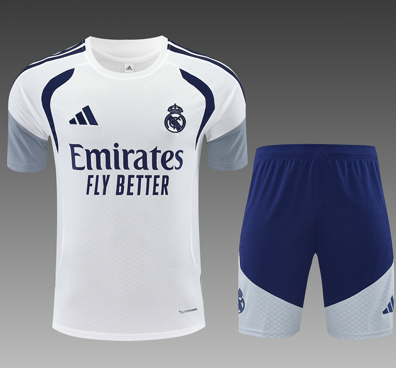 2026 Real Madrid Training clothes suit Short sleeve Fan version