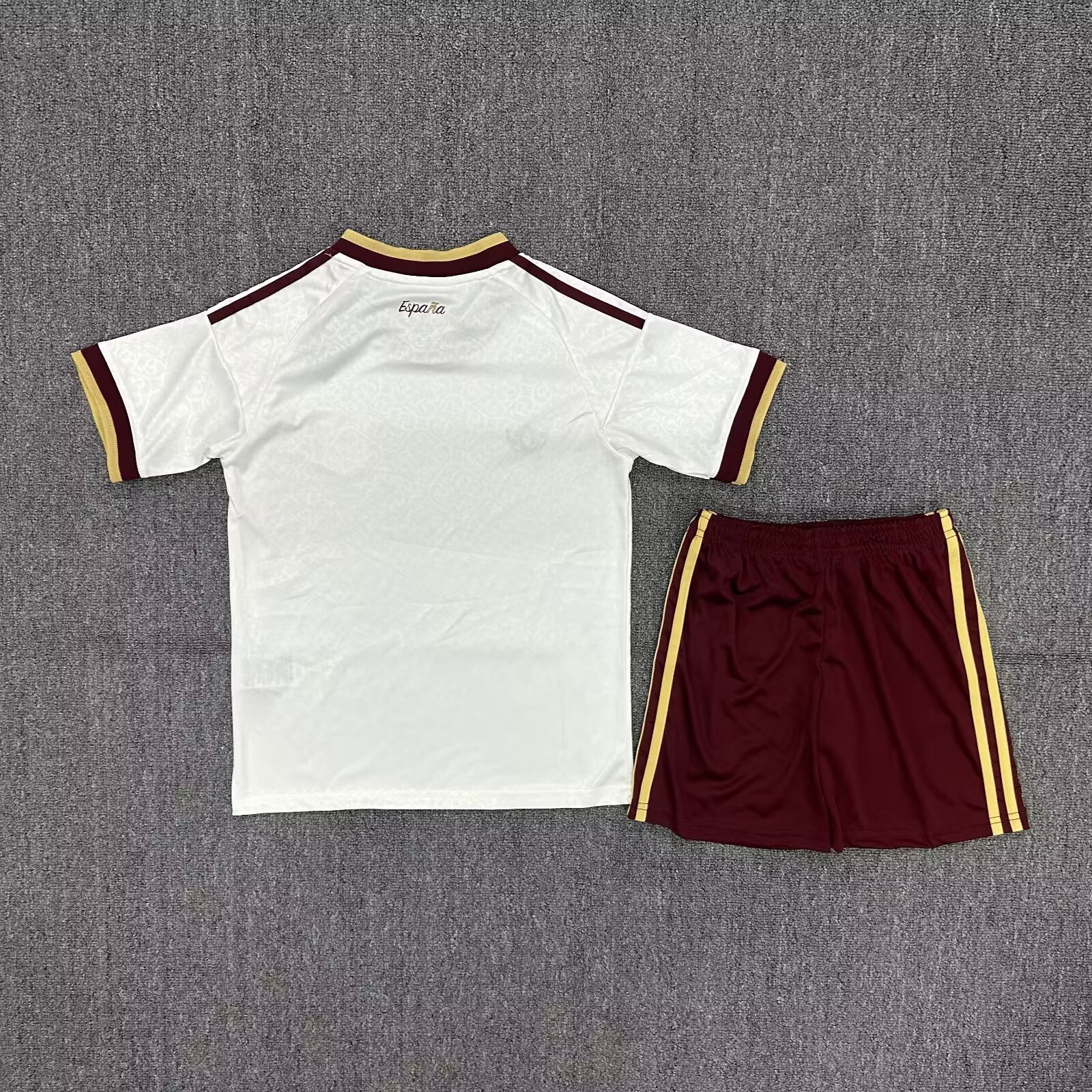 2026 World cup Spain away top thai best quality soccer Jersey kids kits sets