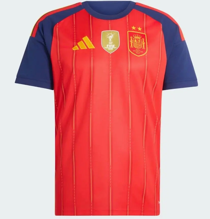 TWO STARS FIFA 2026 World cup champion Spain Home top Player version