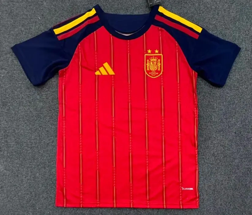 TWO STARS 2026 World cup Spain Home top thai fan version