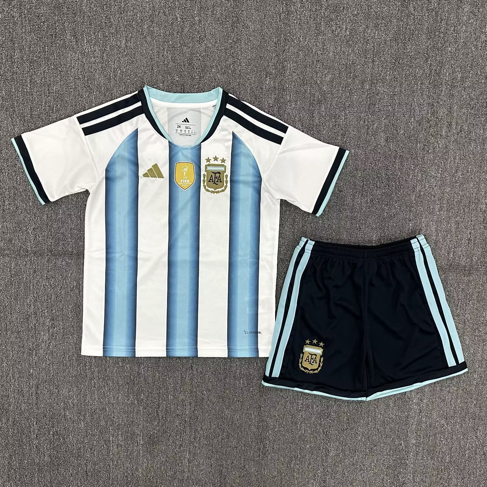 2026 World cup Argentina home kids kits sets