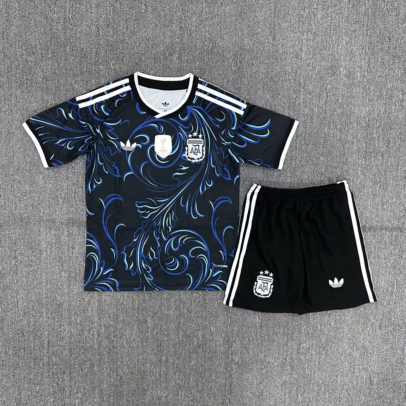 2026 World cup Argentina away kids kits sets