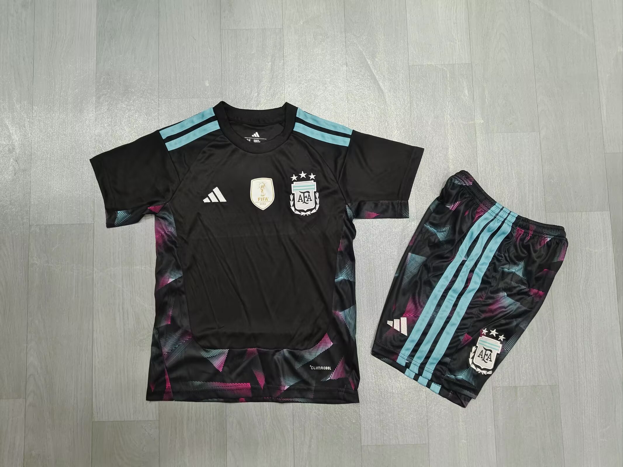 2026 World cup Argentina Goalkeeper kids kits sets