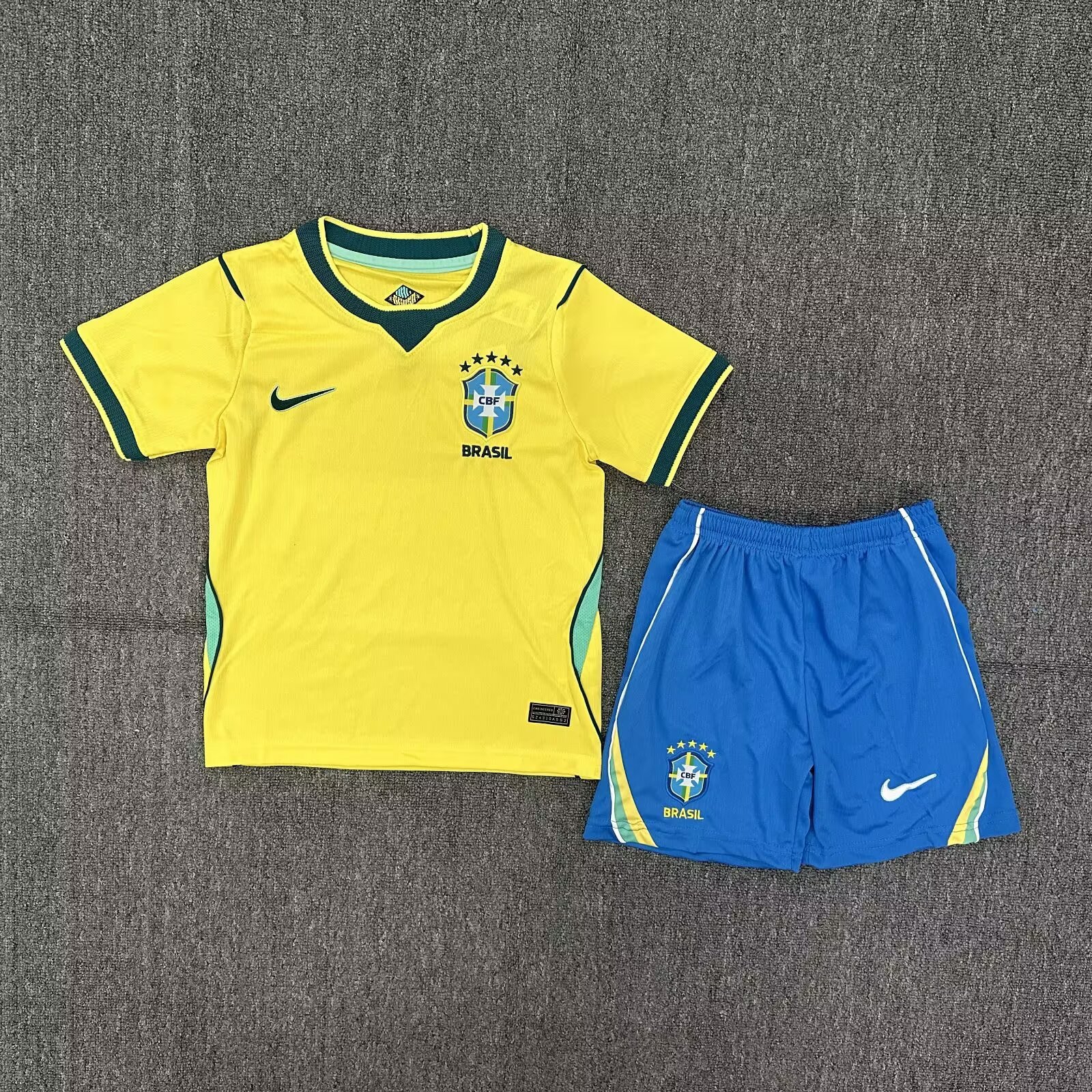 2026 World cup Brazil home kids kits sets