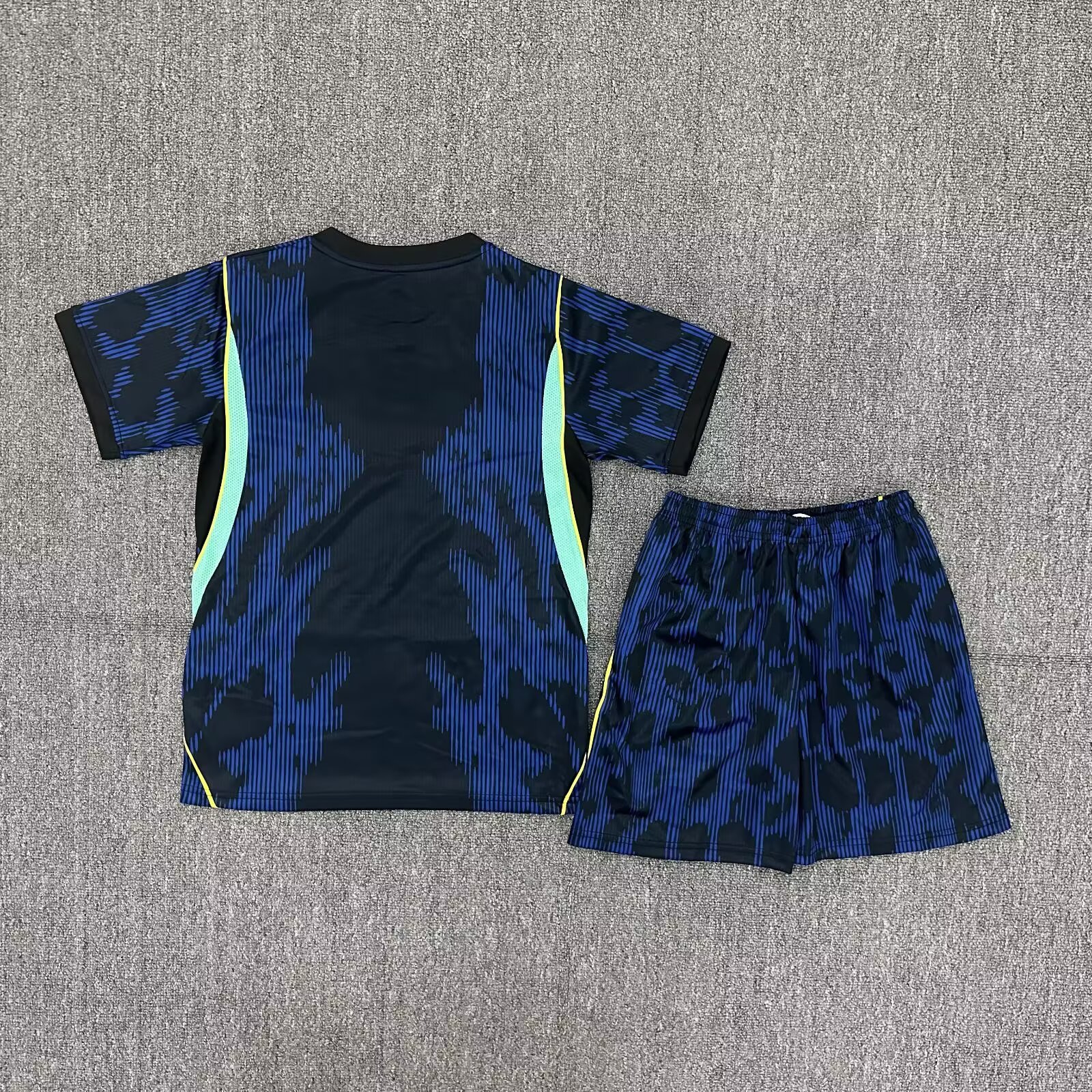 2026 World cup Brazil away kids kits sets