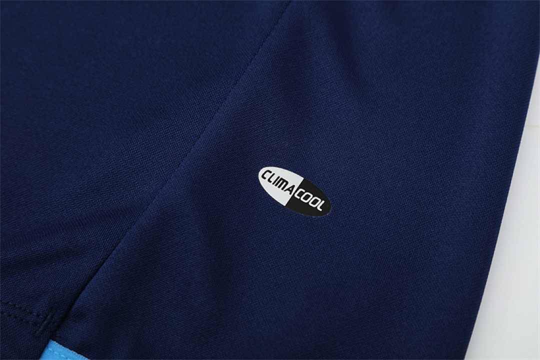 2005 06 Real Madrid retro Royal blue adult man tracksuit Training top best soccer football jerseys half zipper
