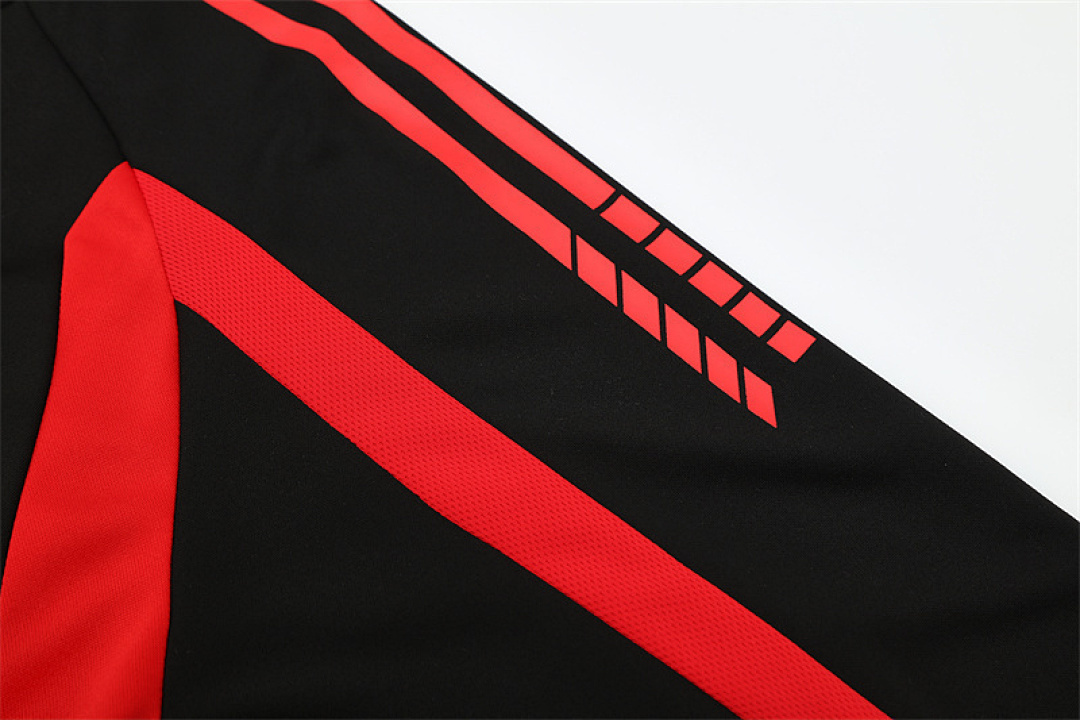 2005 06 AC Milan retro black adult man tracksuit Training top best soccer football jerseys half zipper