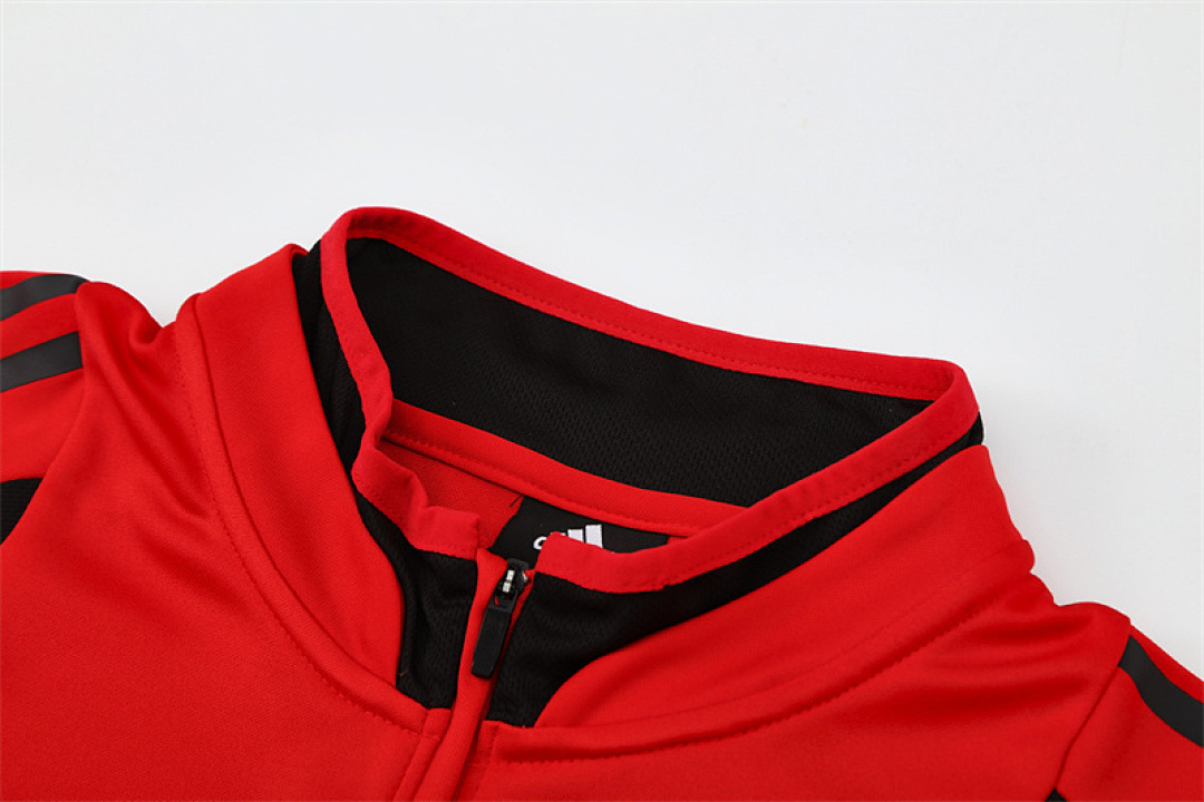 2004 05 AC Milan retro red adult man tracksuit Training top best soccer football jerseys half zipper