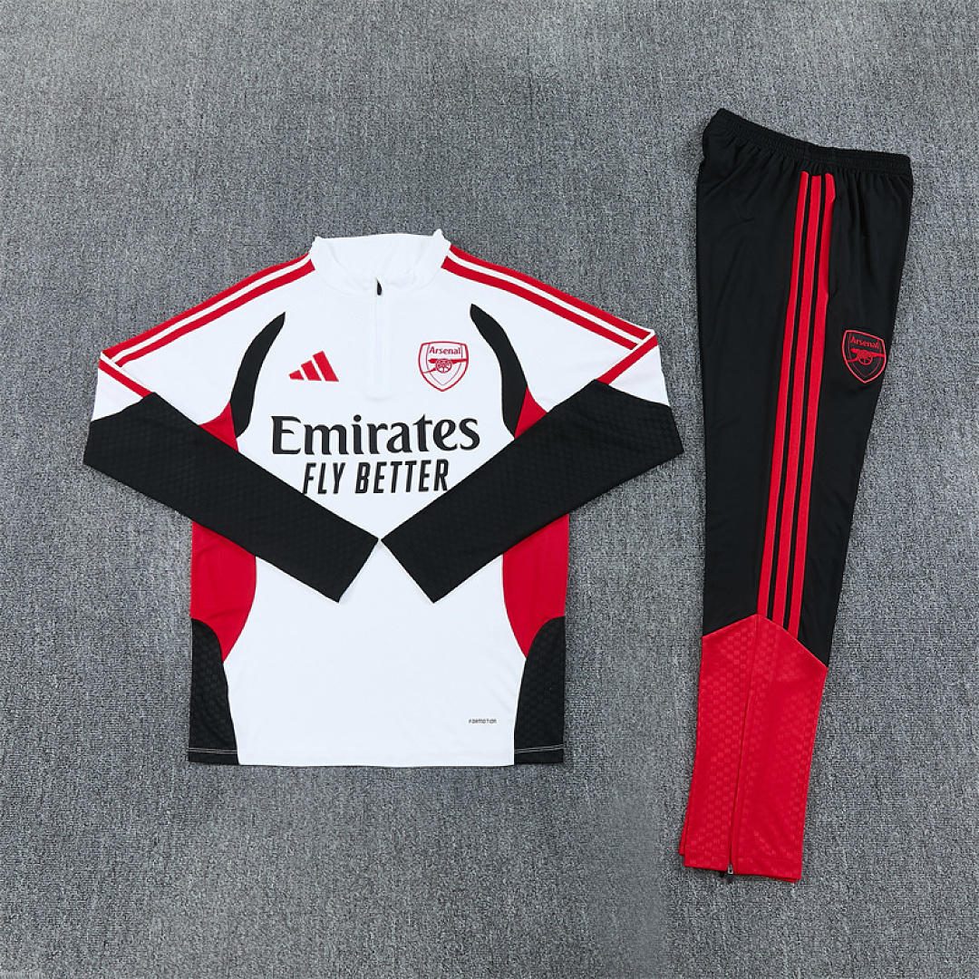 2026 2027 Arsenal adult and kids tracksuit soccer jersey White