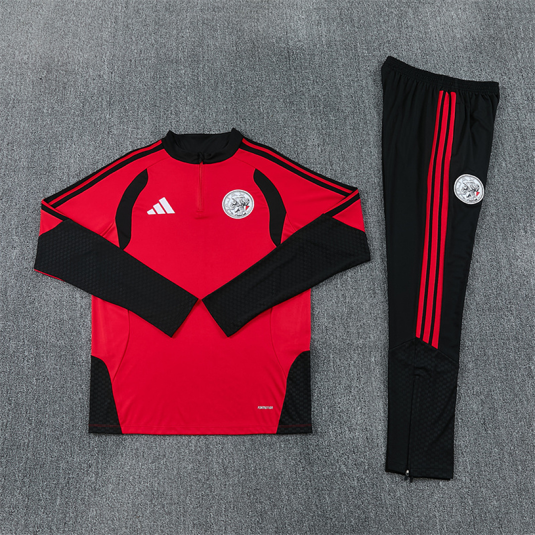 2026 2027 Ajax adult and kids tracksuit soccer jersey red