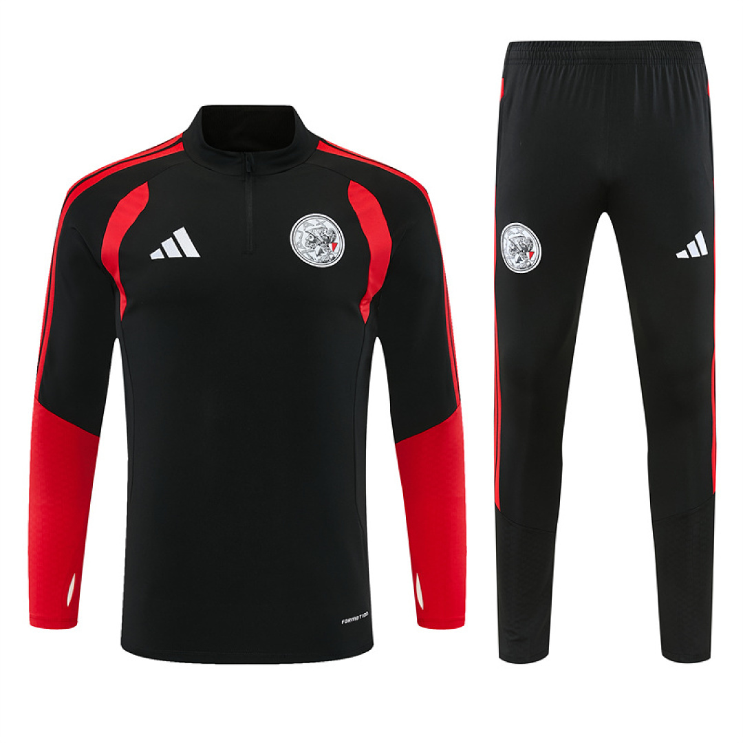 2026 2027 Ajax adult and kids tracksuit soccer jersey black
