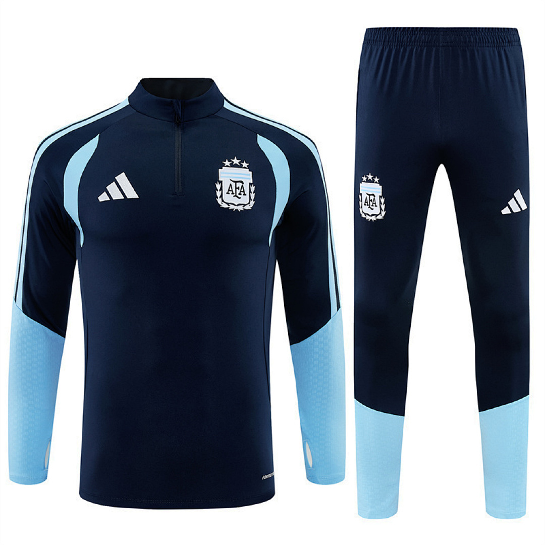 2026 2027 Argentina adult and kids tracksuit soccer jersey Royal blue