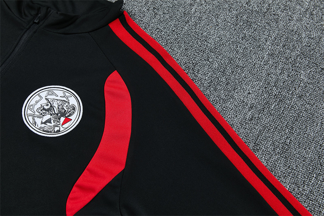 2026 2027 Ajax adult and kids tracksuit soccer jersey black