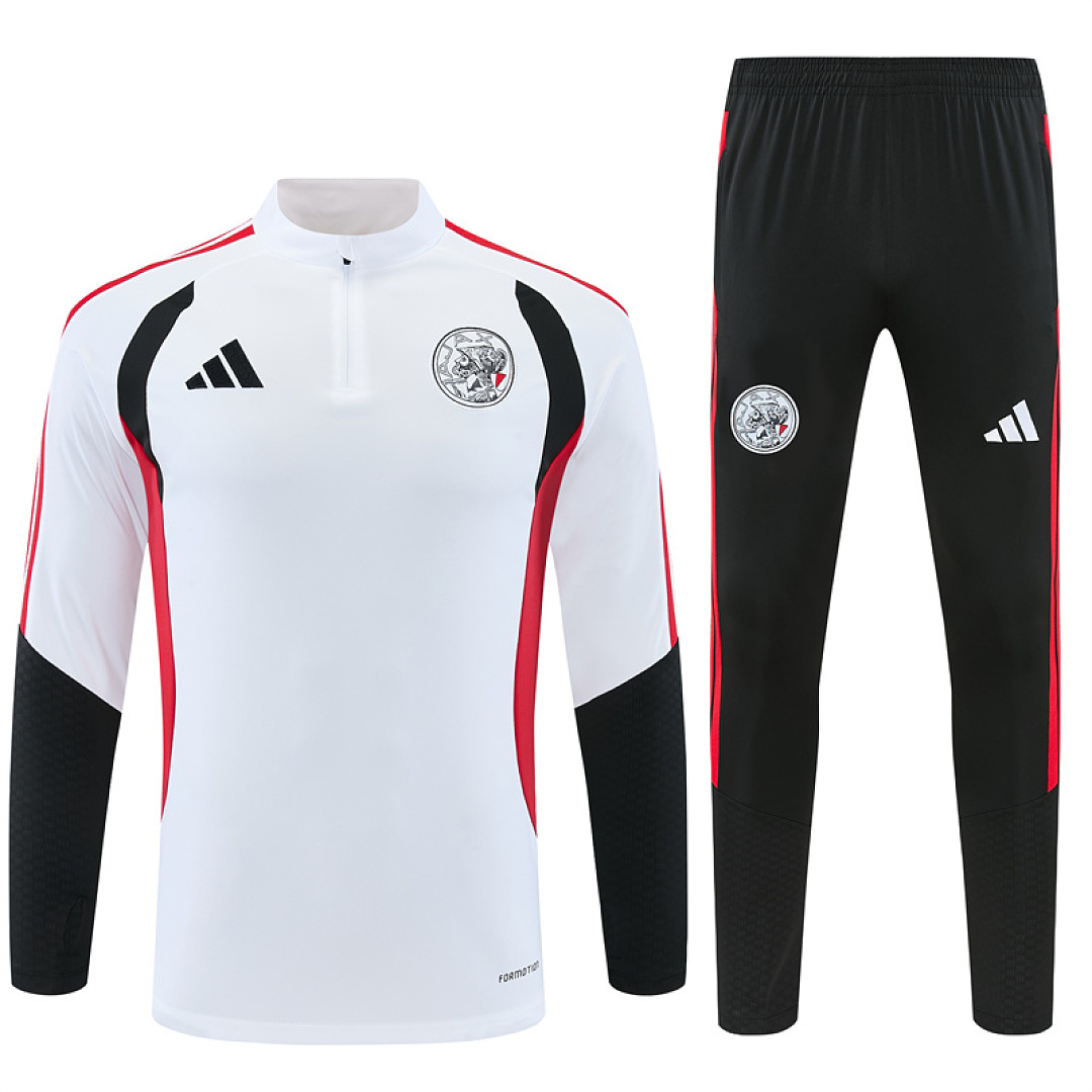 2026 2027 Ajax adult and kids tracksuit soccer jersey White