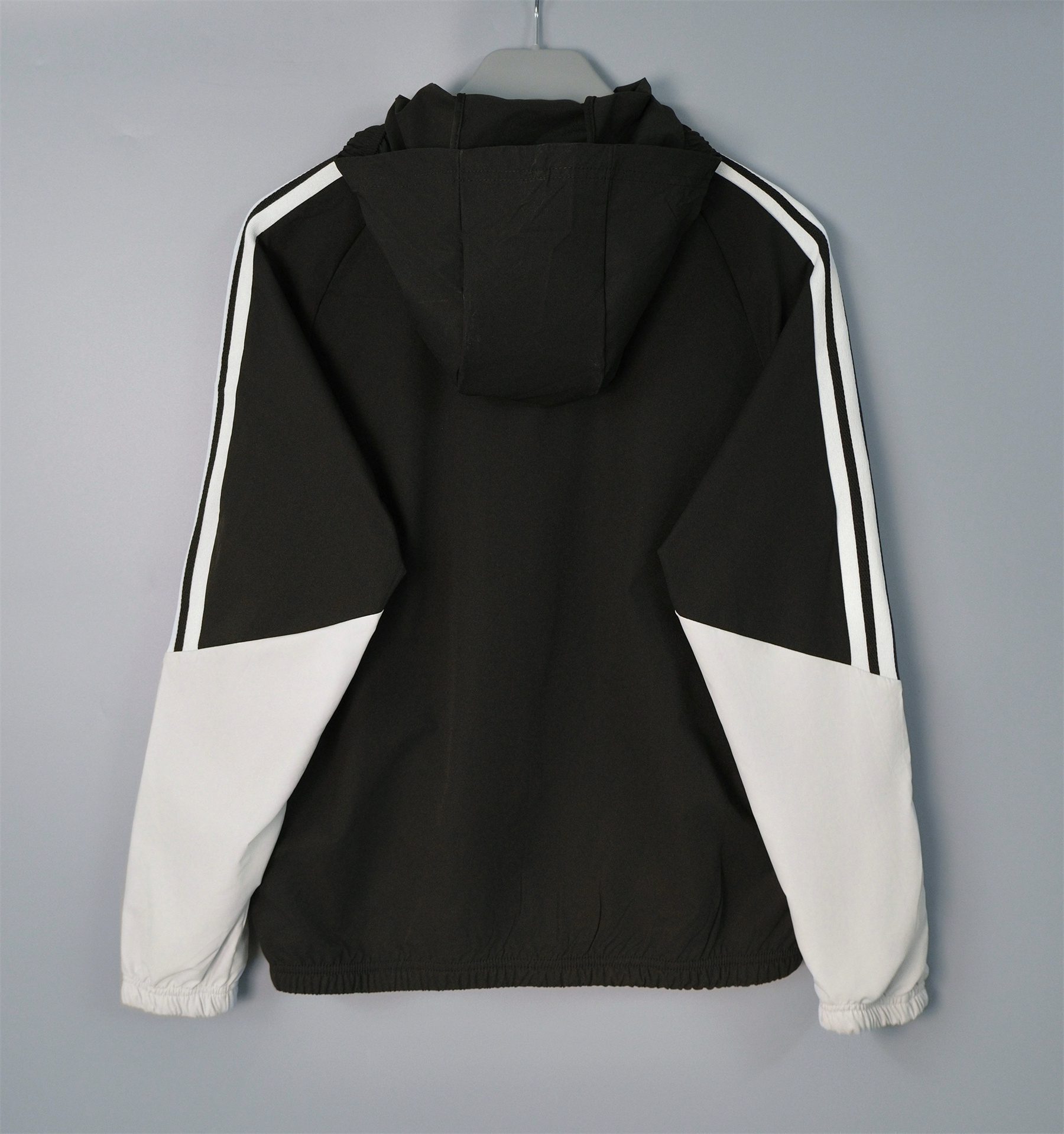 2006 07 Real Madrid  windbreaker Hooded jacket soccer jersey black