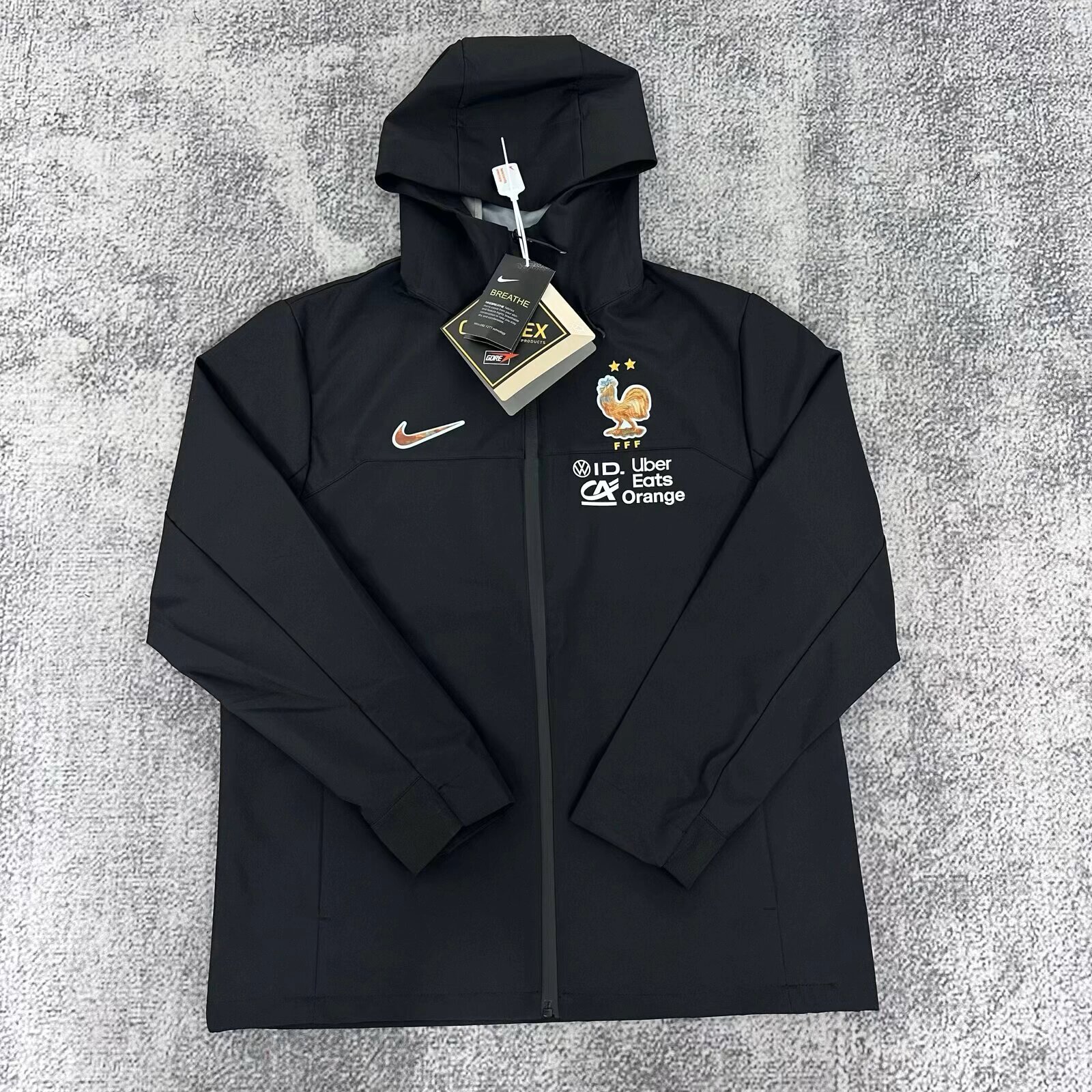 2026 2027 France  Shell jacket soccer jersey black