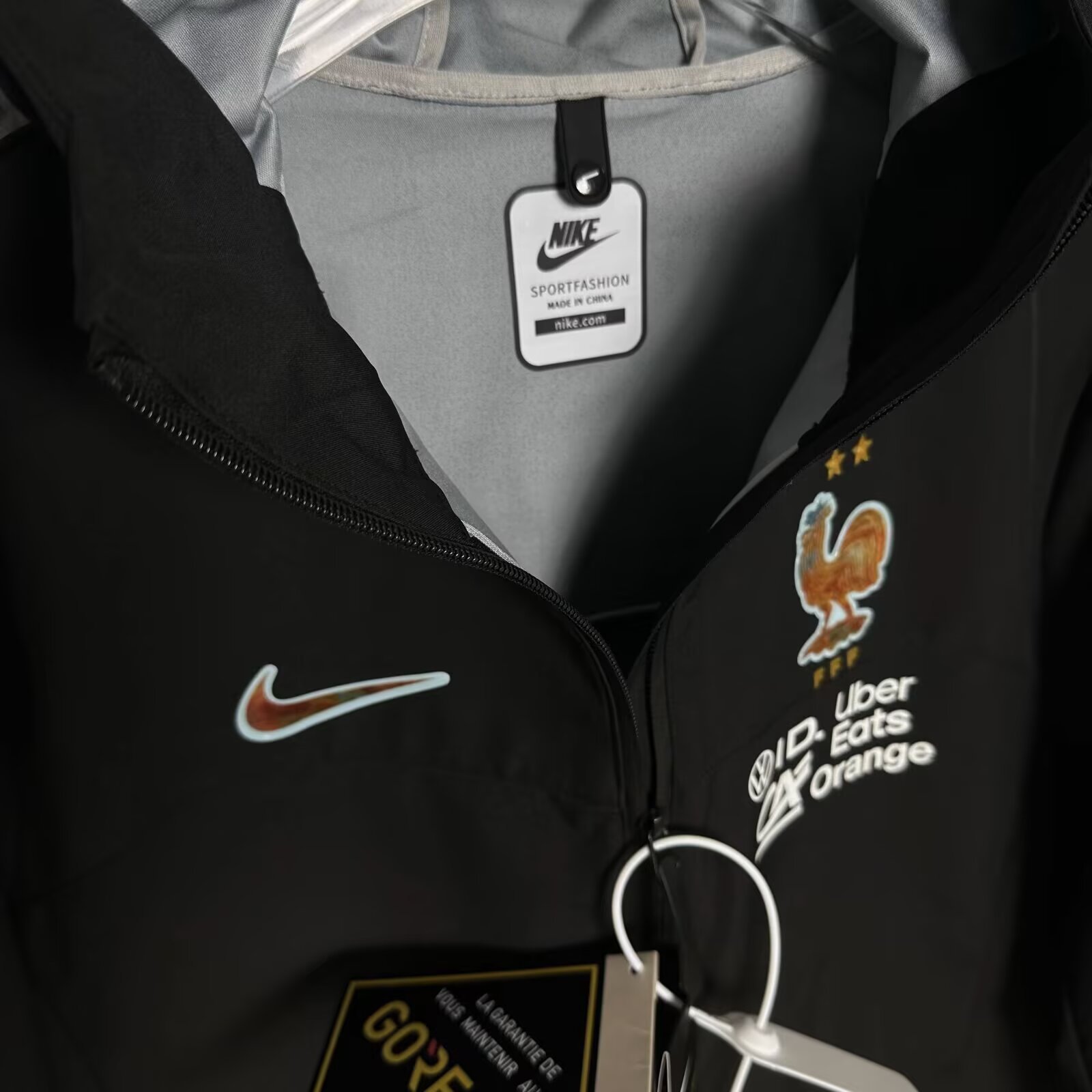 2026 2027 France  Shell jacket soccer jersey black
