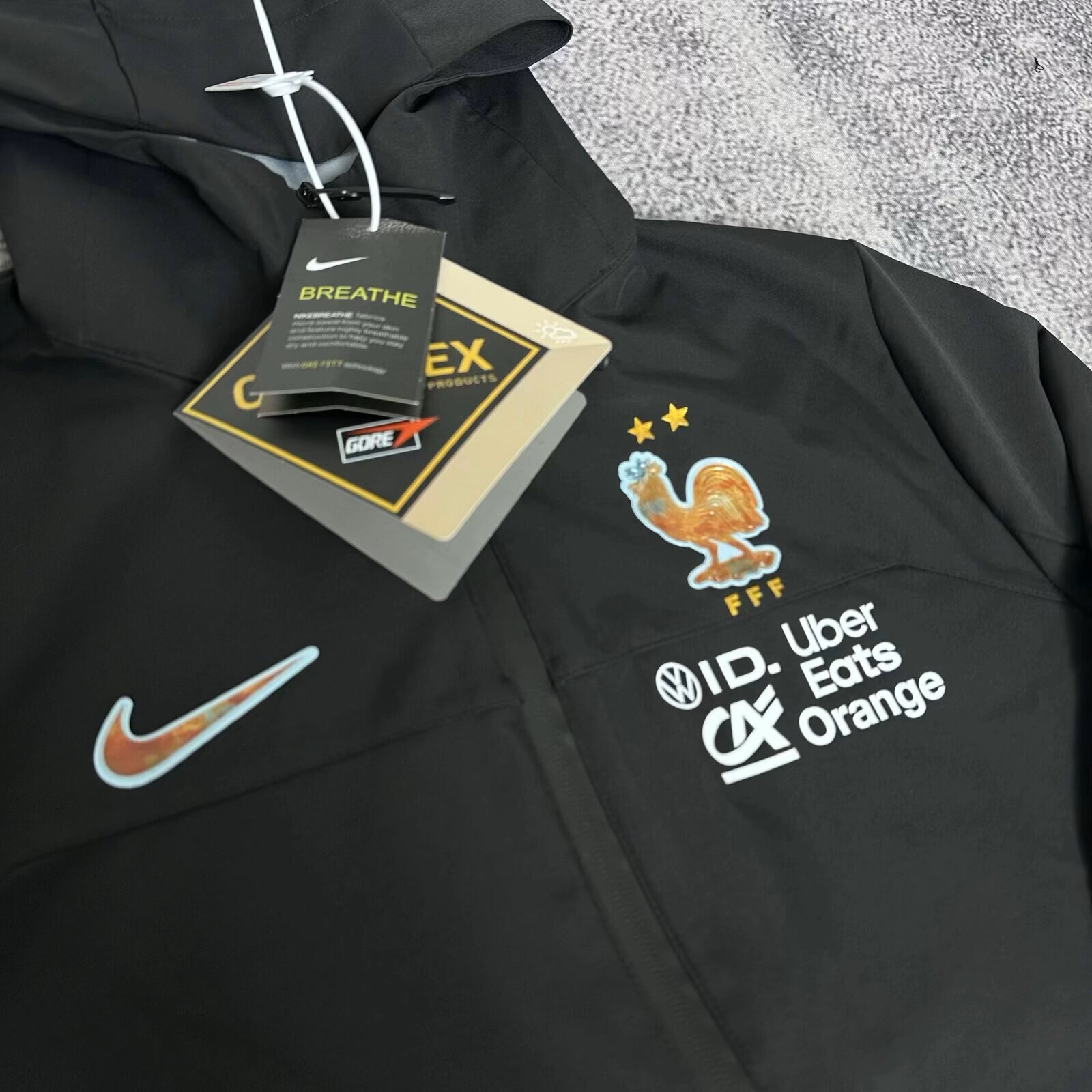 2026 2027 France  Shell jacket soccer jersey black