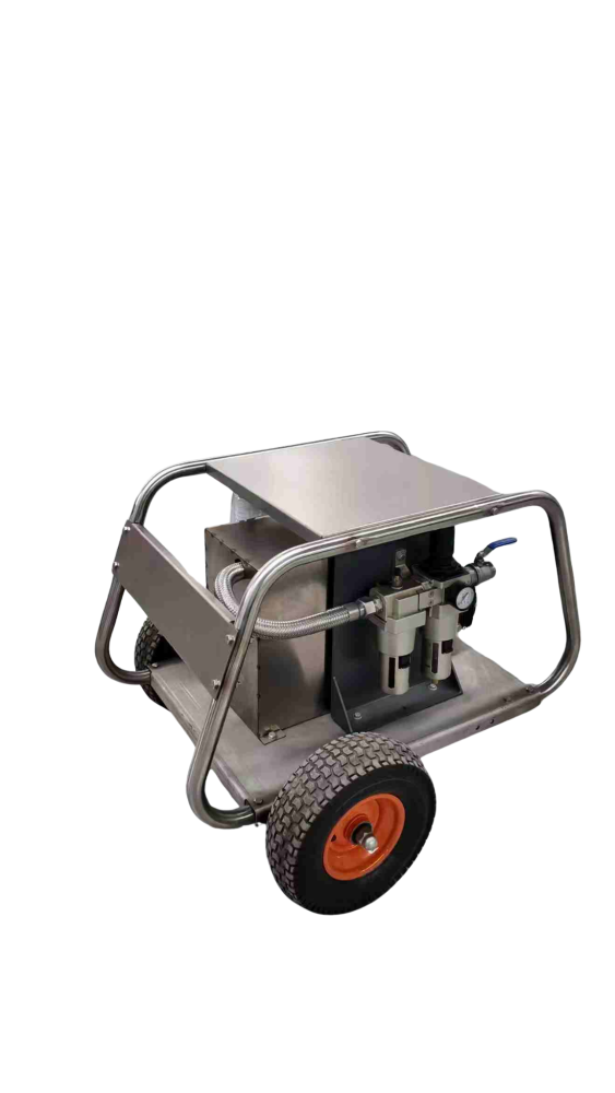 pneumatic cleaning machine