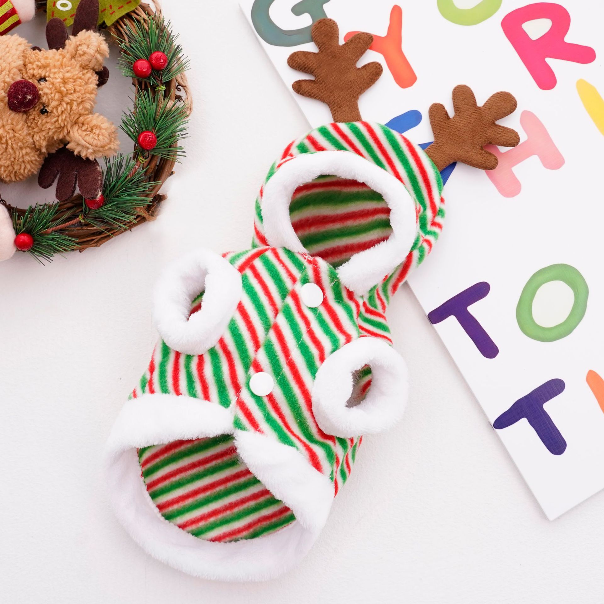 Christmas reindeer pet costume