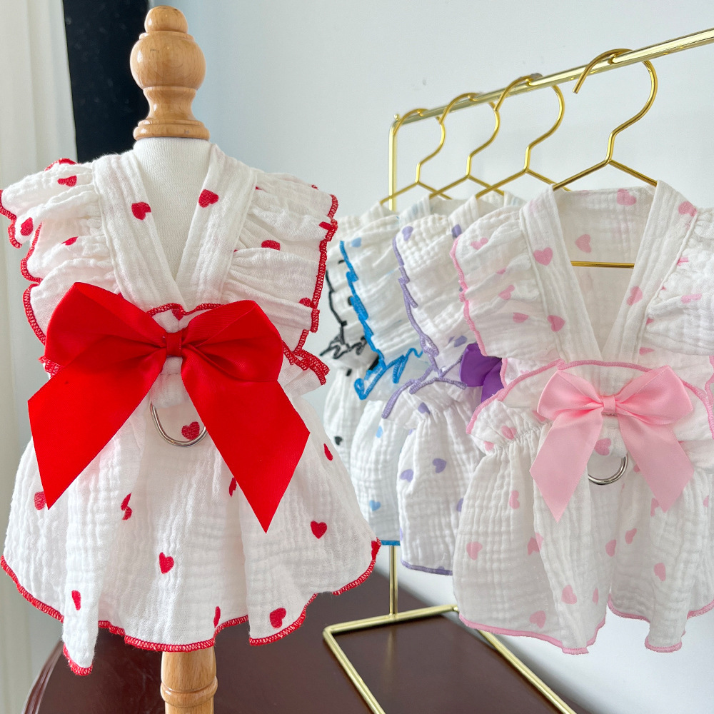 Spring and summer pet dresses