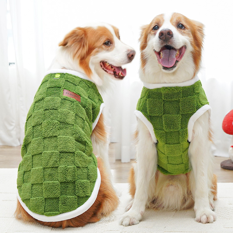Autumn and winter fleece pets sweater