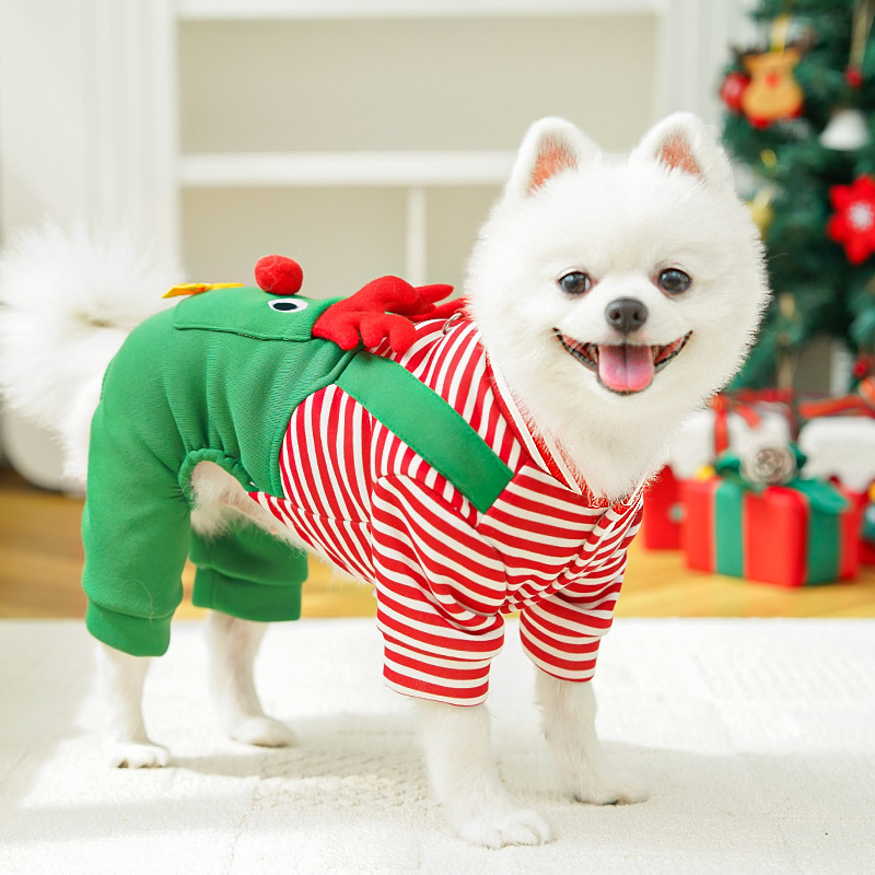 Christmas reindeer pet costume