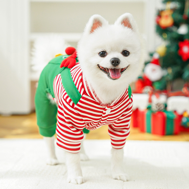 Christmas reindeer pet costume