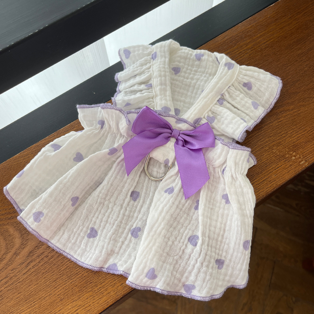 Spring and summer pet dresses