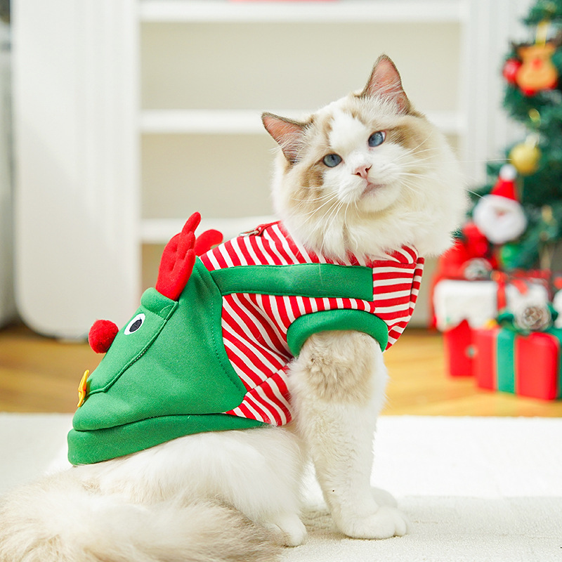 Christmas reindeer pet costume