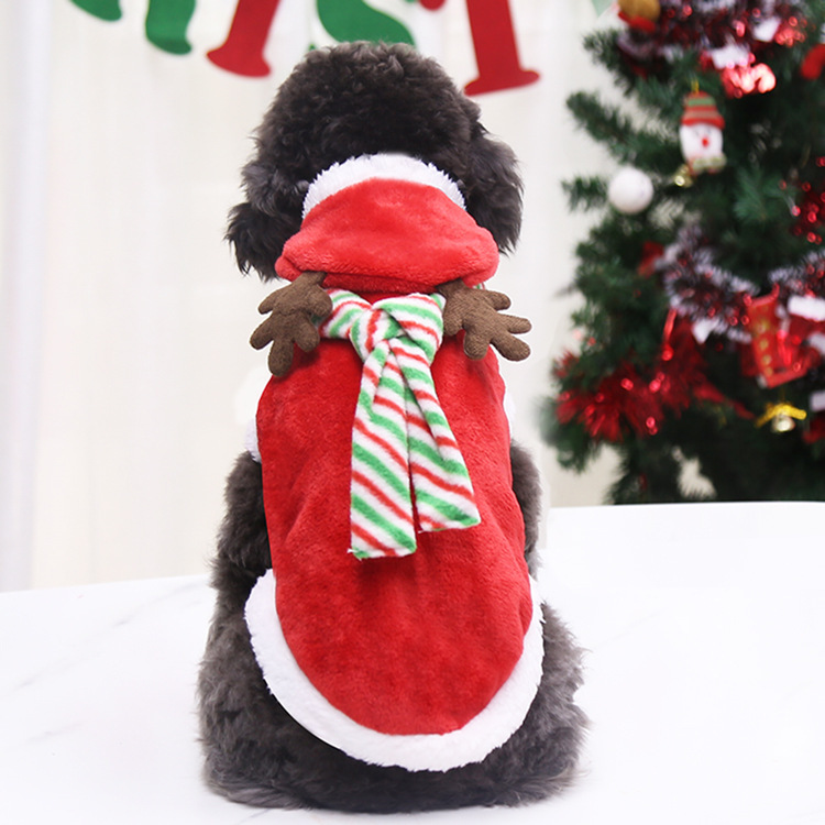 Christmas reindeer pet costume