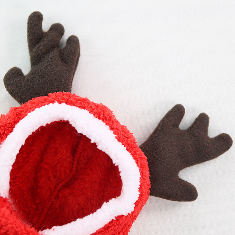 Christmas reindeer pet costume