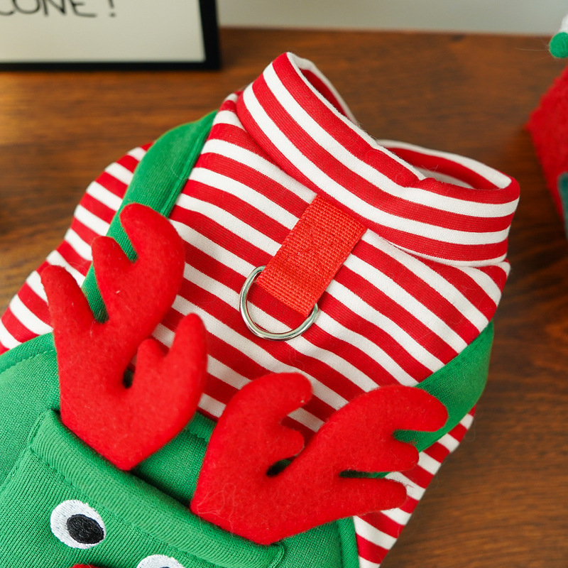 Christmas reindeer pet costume