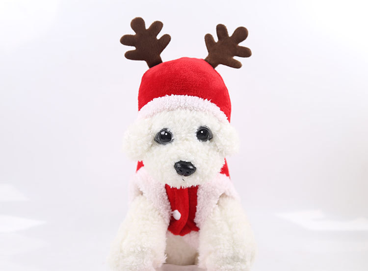 Christmas reindeer pet costume