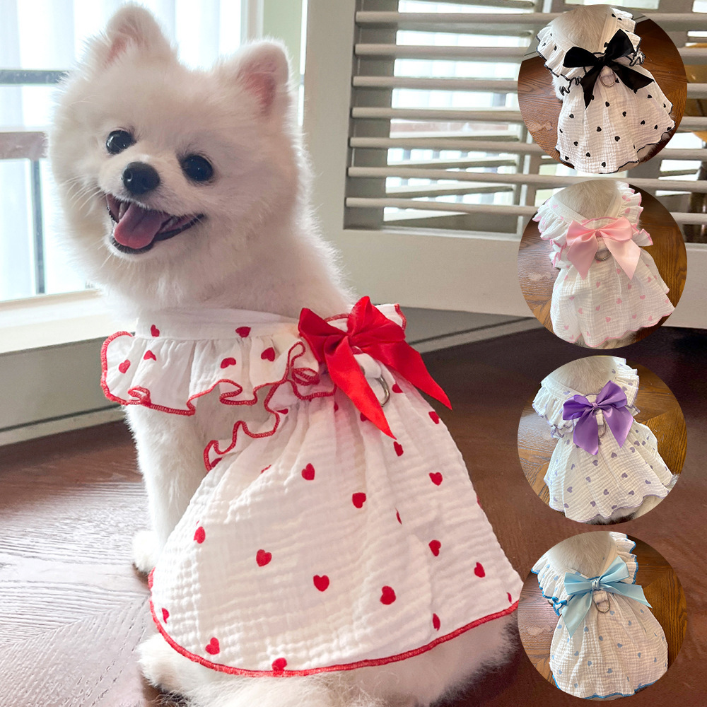 Spring and summer pet dresses