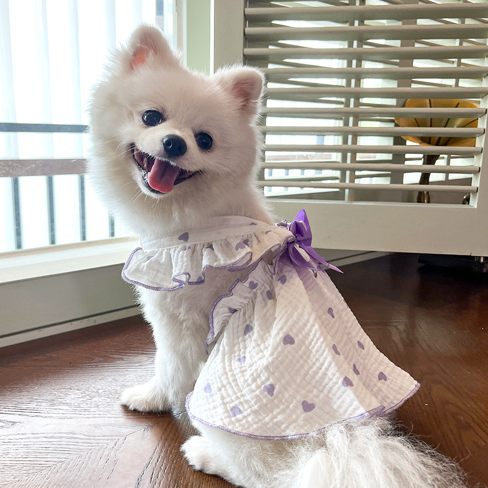 Spring and summer pet dresses