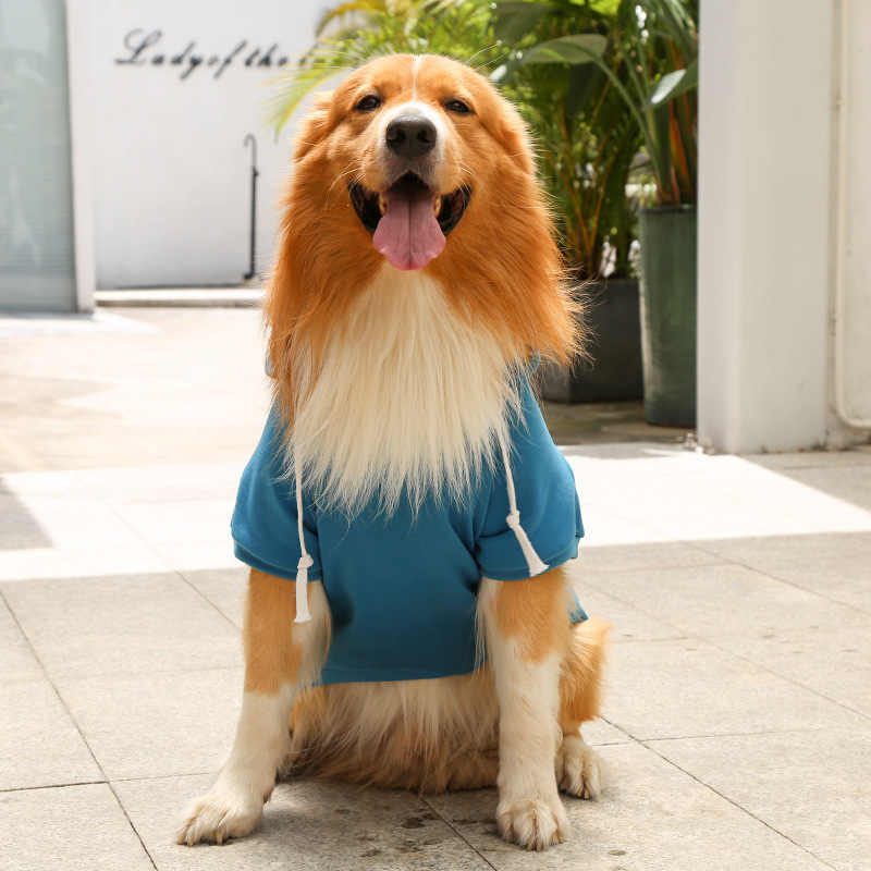 Autumn and winter fleece pets sweater with pocket