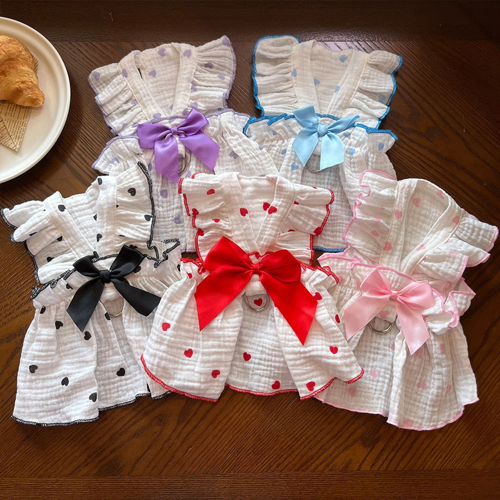 Spring and summer pet dresses