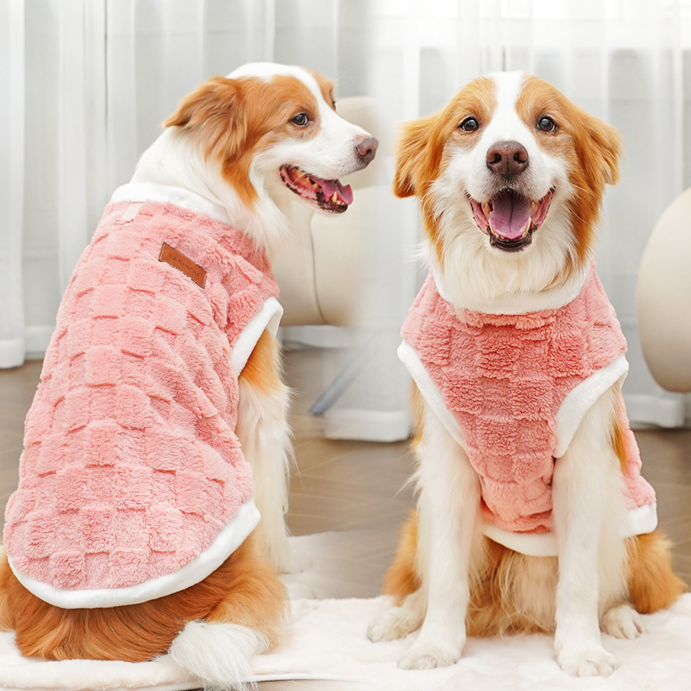 Autumn and winter fleece pets sweater
