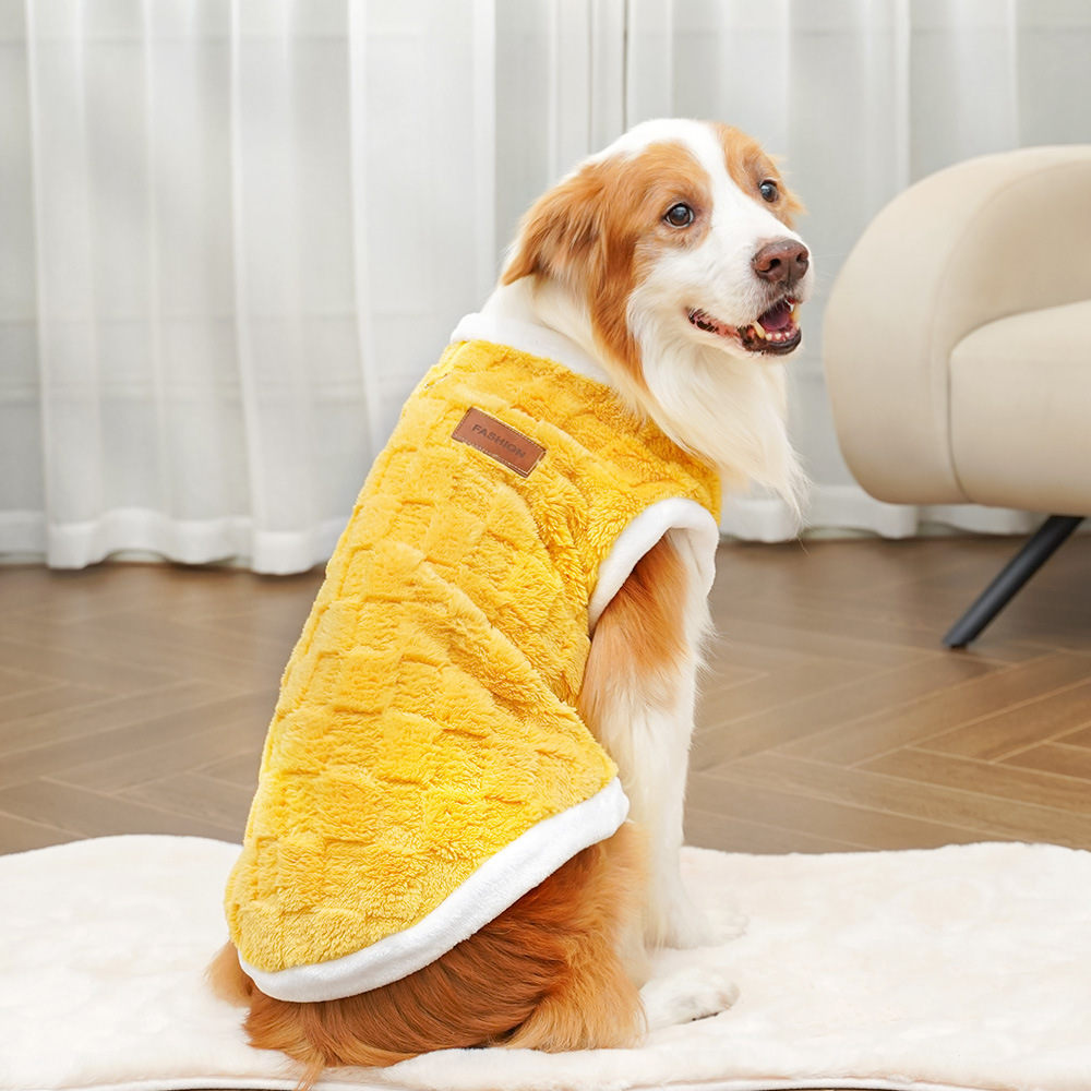 Autumn and winter fleece pets sweater