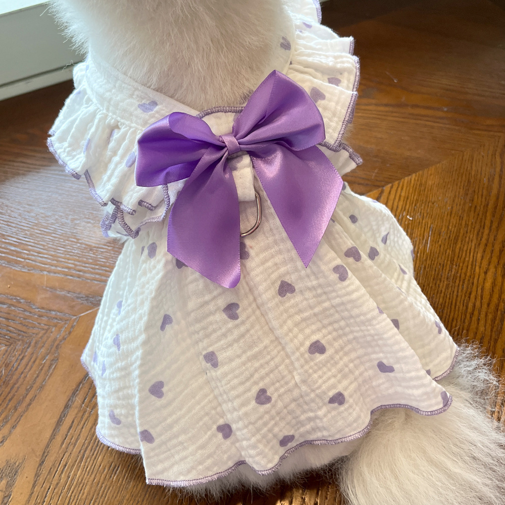 Spring and summer pet dresses