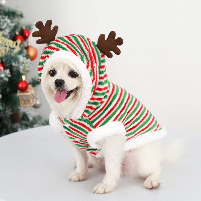 Christmas reindeer pet costume