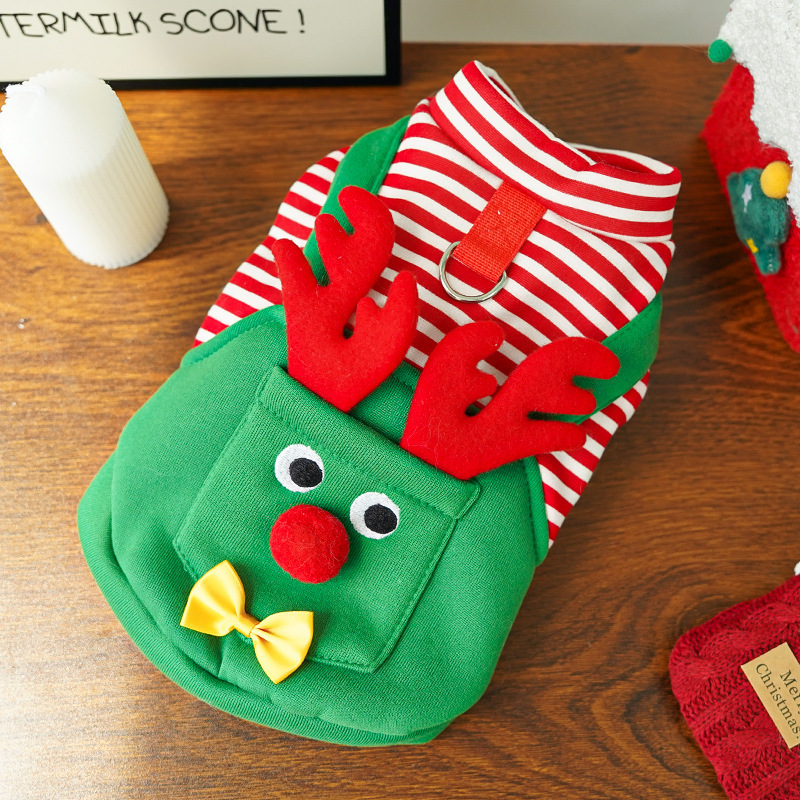 Christmas reindeer pet costume