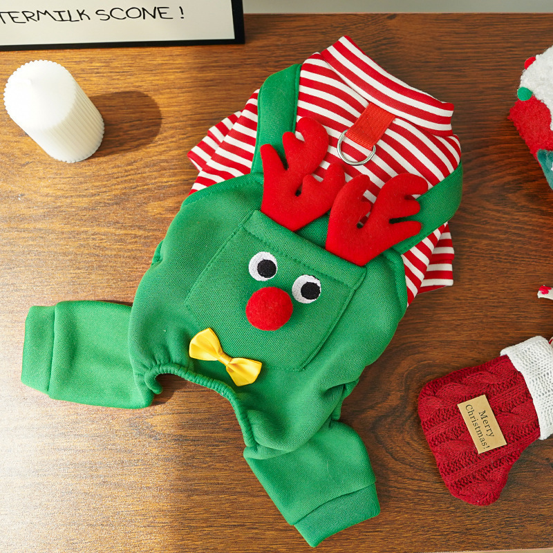 Christmas reindeer pet costume