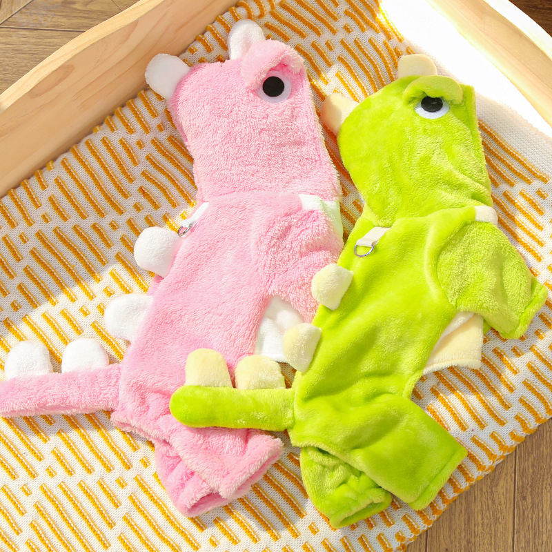 Dinosaur pet hoodie